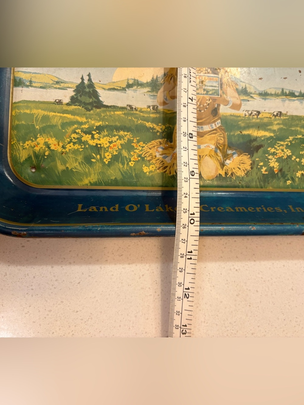 Land O'Lakes Vintage-Decorative Tray - Sweet Cream Butter Artwork - Picture 3 of 7